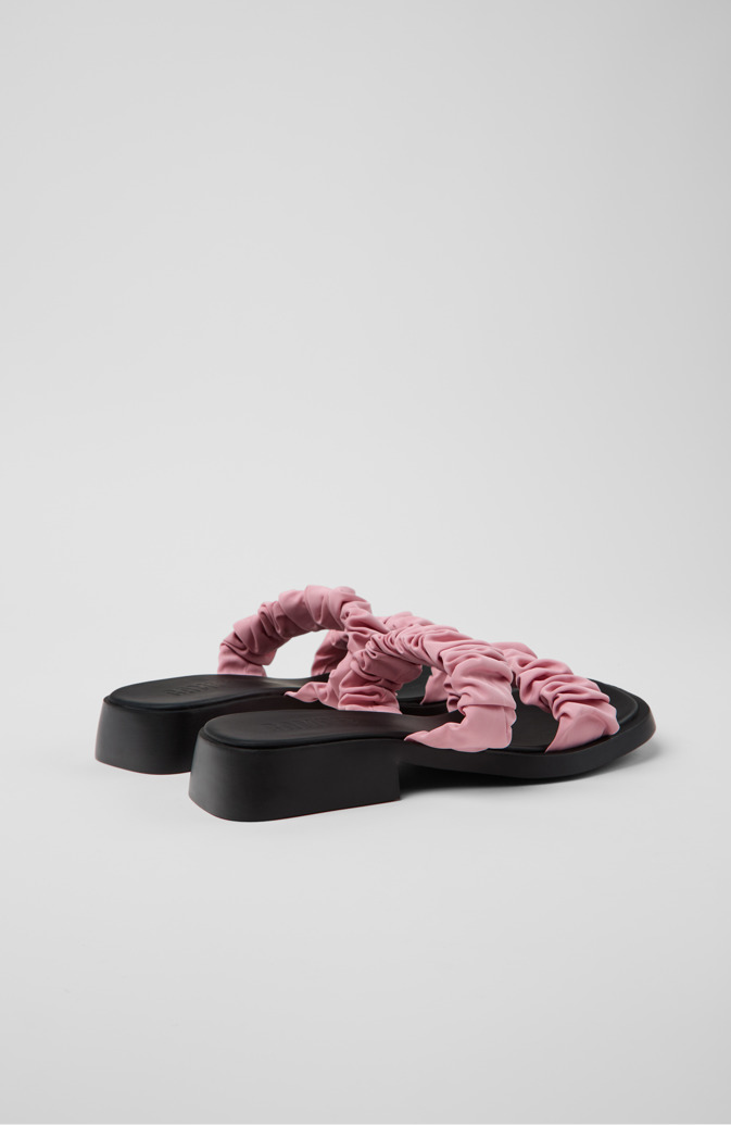 Camper Dana - Sandalias rosas de PET reciclado para mujer.