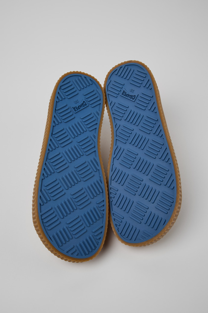 Sandalias Peu Roda de Camper - Zapatillas beige de nobuk para mujer