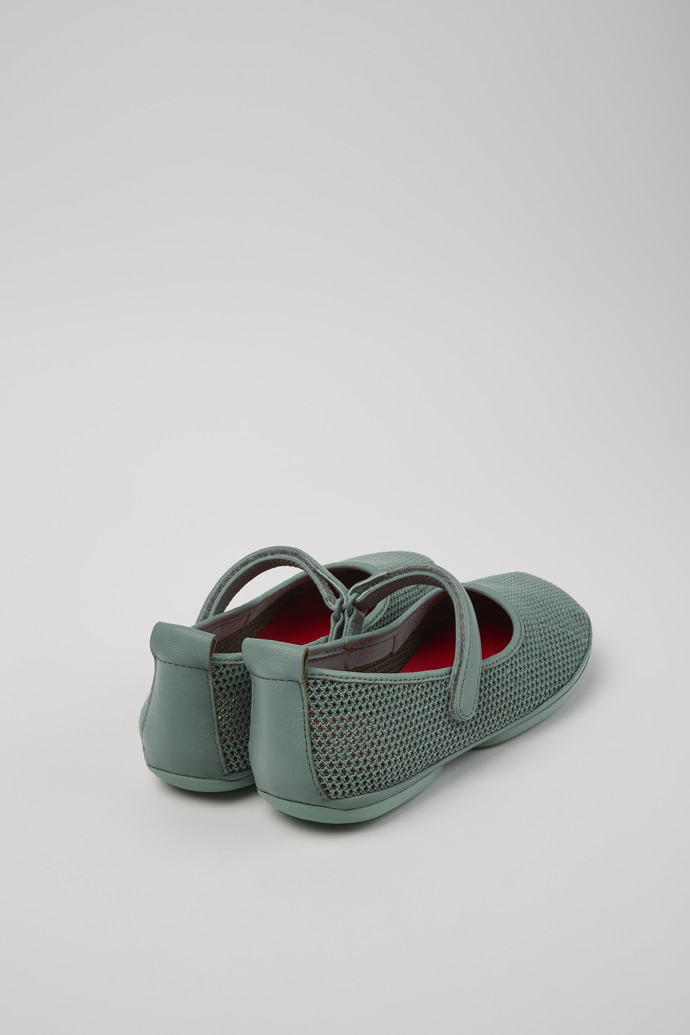 Camper Right - Mocasines verdes para mujer de TENCEL lyocell y piel.