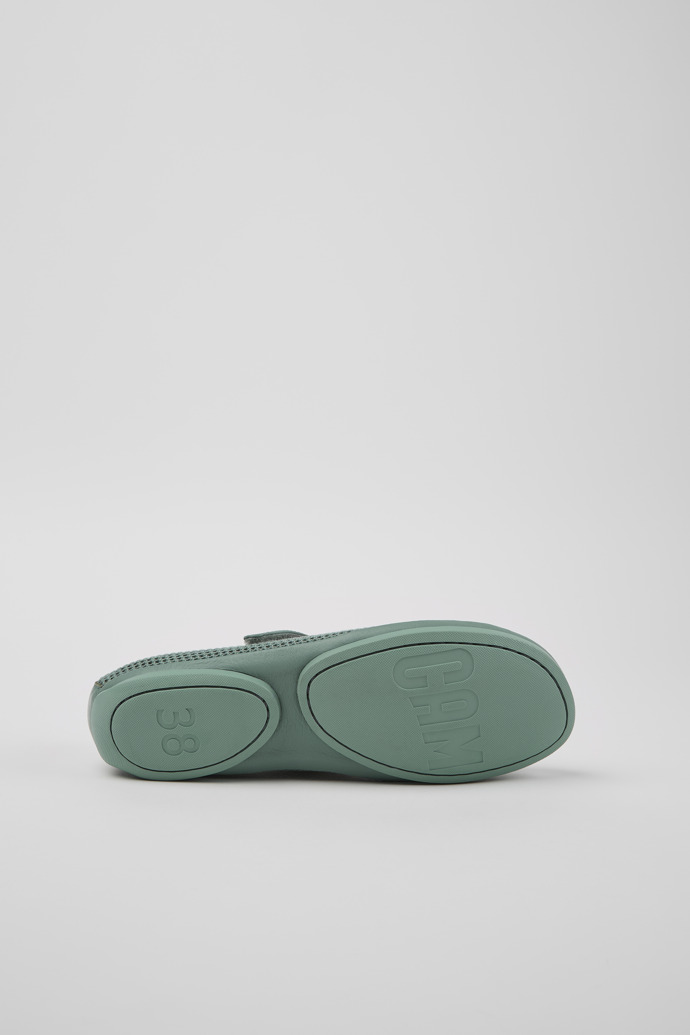 Camper Right - Mocasines verdes para mujer de TENCEL lyocell y piel.