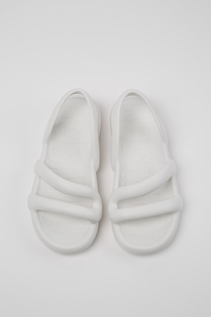Camper Kobarah Flat Wide - Sandalias blancas.