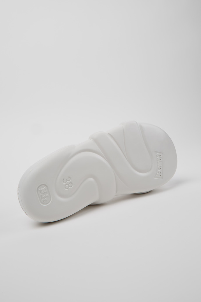 Camper Kobarah Flat Wide - Sandalias blancas.