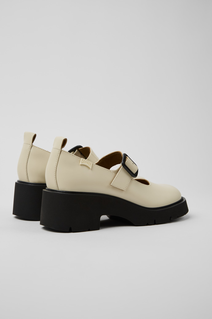 Camper Milah - Zapatos blancos de piel para mujer.
