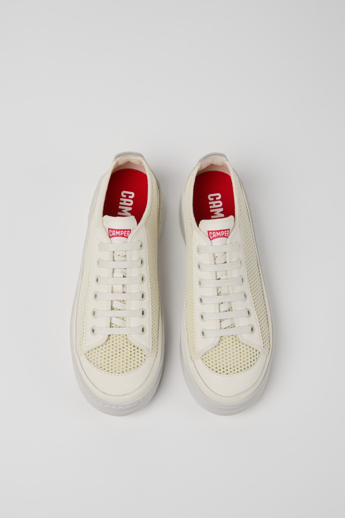 Camper Runner - Zapatillas infantiles multicolor de malla de lyocell y piel.