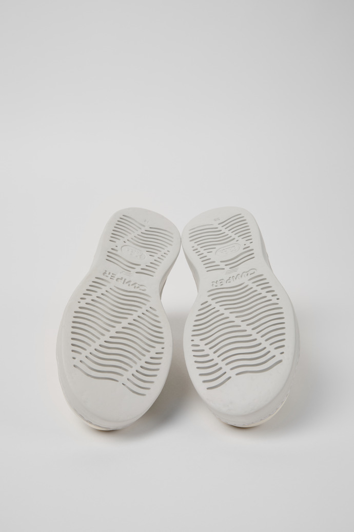 Camper Runner - Zapatillas infantiles multicolor de malla de lyocell y piel.