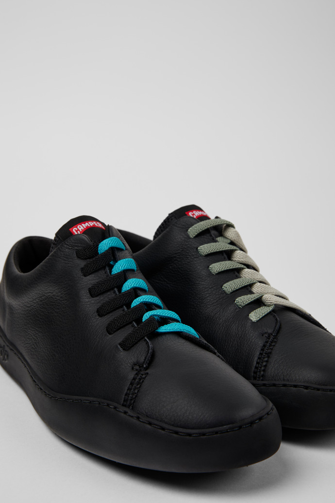 Camper Twins - Zapatillas de piel negra para hombre.