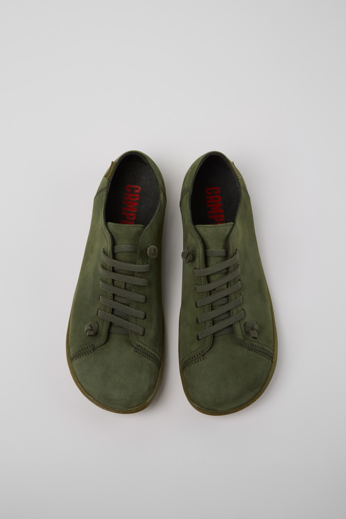 Camper Peu - Zapato verde de textil/nobuk para hombre.