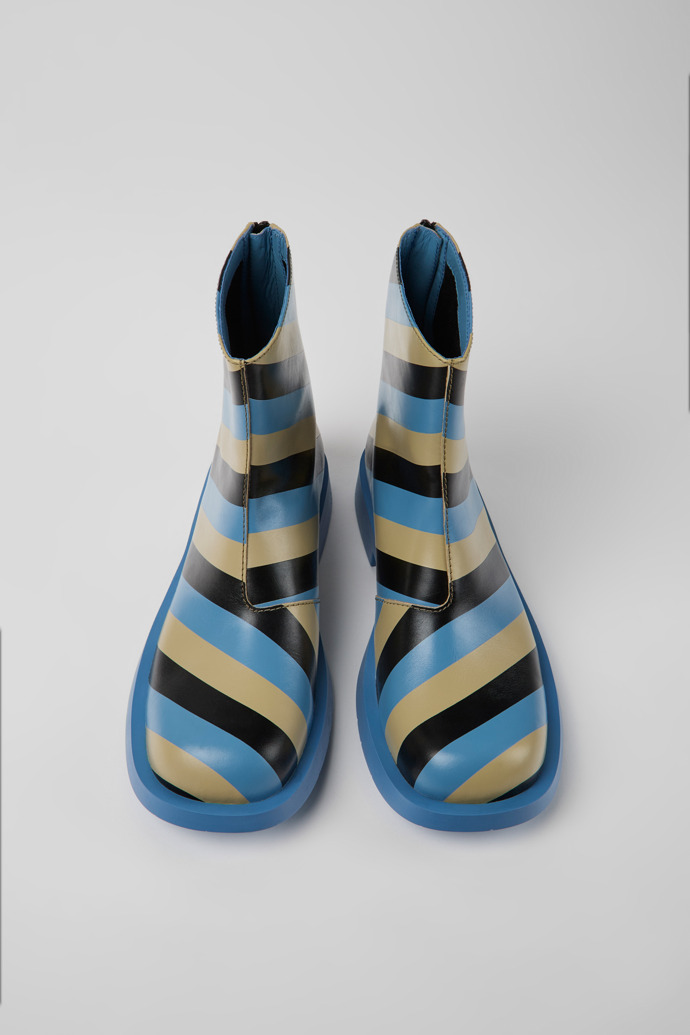 Camper MIL 1978 - Botines multicolor de piel para hombre.