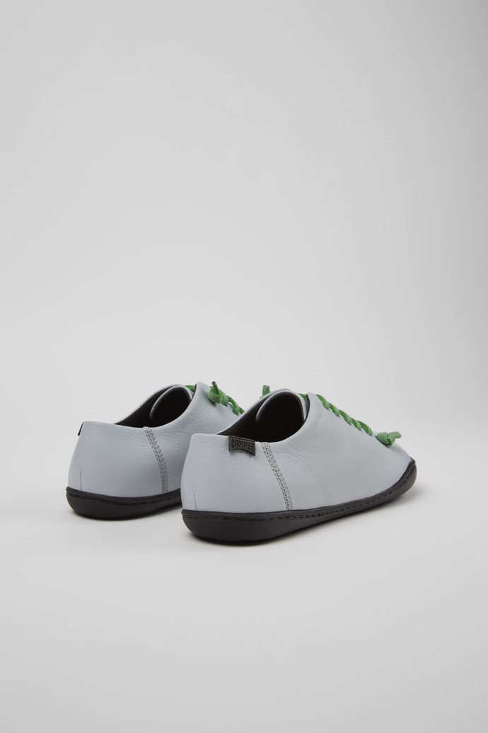 Camper Peu - Zapatos grises de piel para mujer.