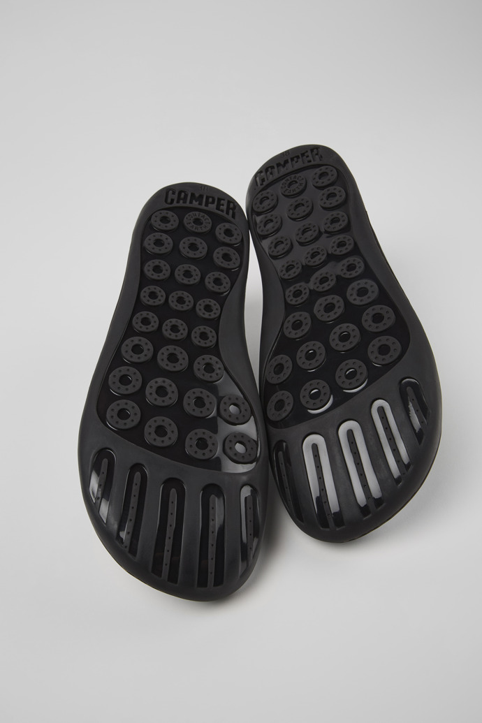 Camper Peu - Zapatos grises de piel para mujer.