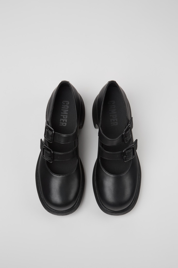 Camper Thelma - Zapato de piel negro para mujer.