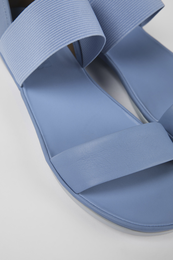 Camper Right - Sandalias azules de piel para mujer