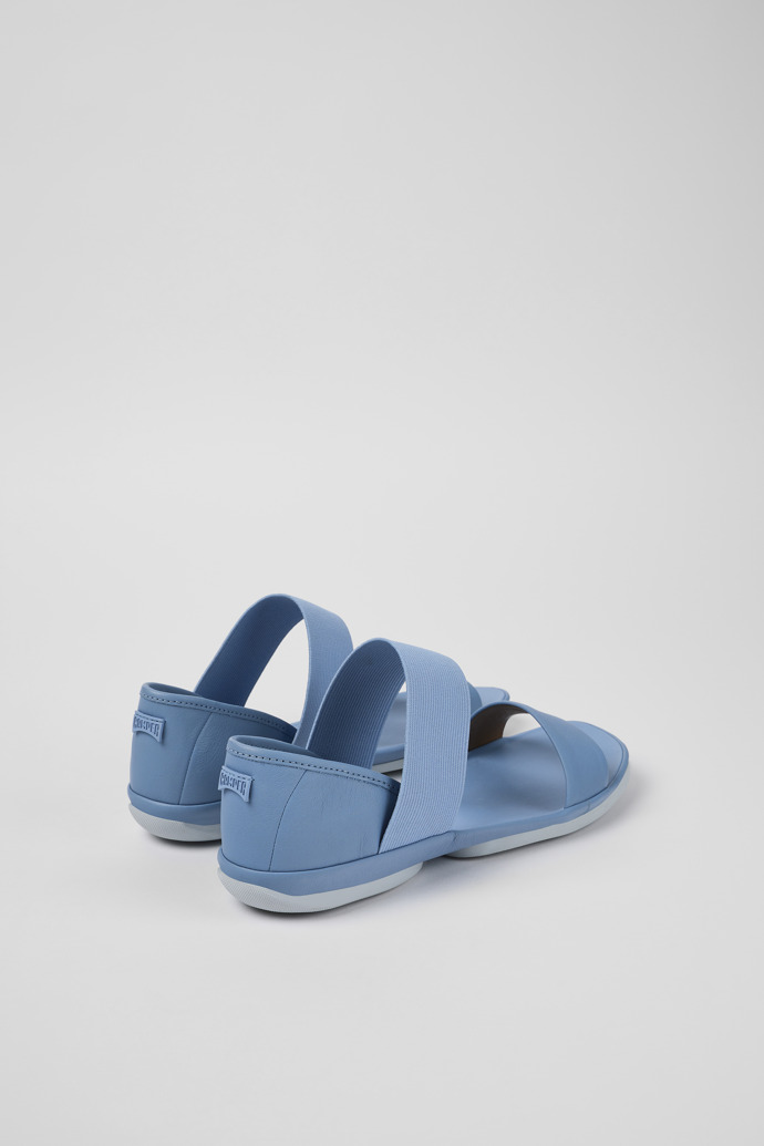 Camper Right - Sandalias azules de piel para mujer