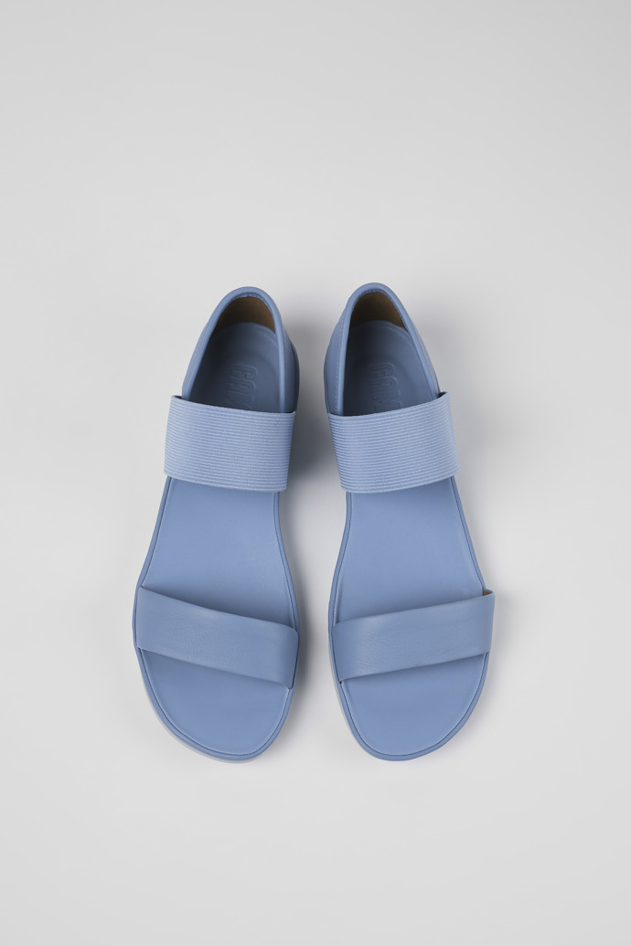 Camper Right - Sandalias azules de piel para mujer