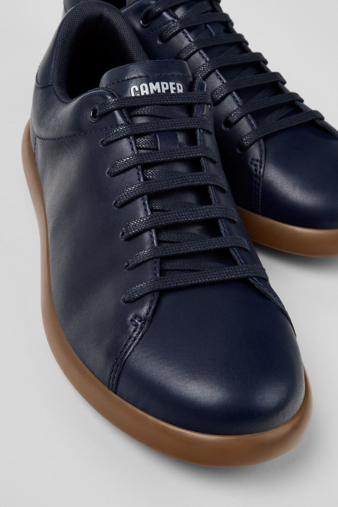 Camper Pelotas Soller - Zapatillas azules de piel para hombre.