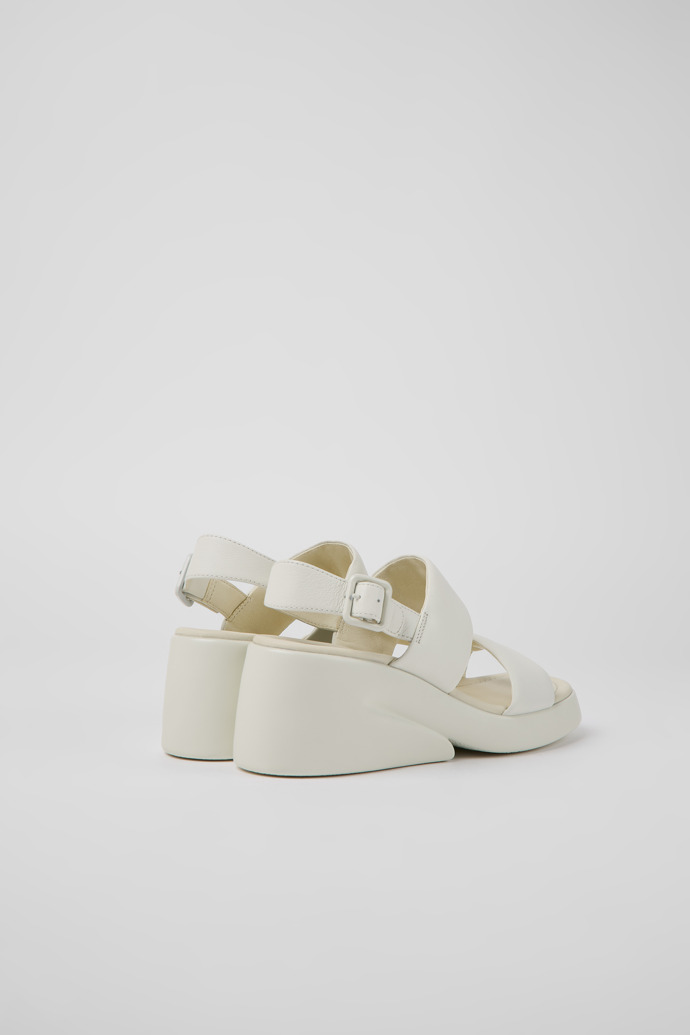 Camper Kaah - Sandalia de piel blanca para mujer