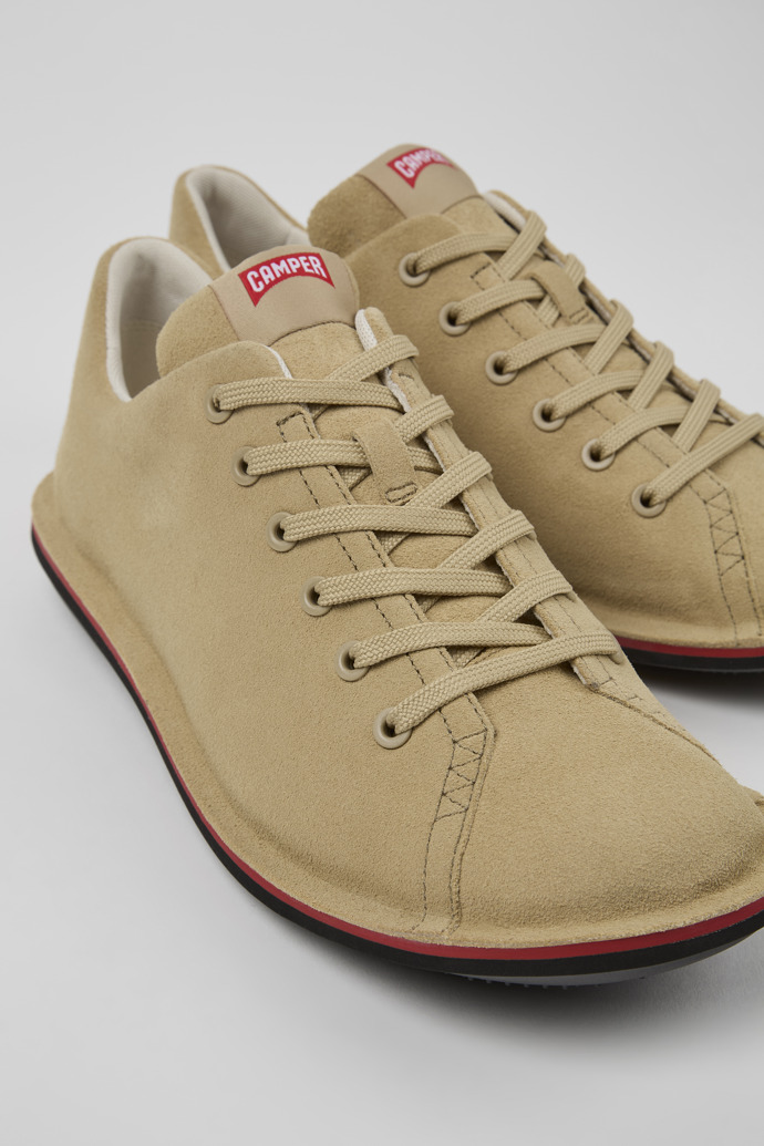 Camper Beetle - Zapato de piel beige para hombre