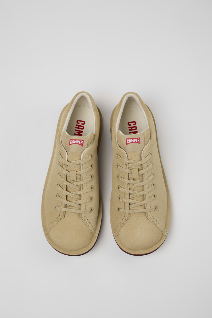 Camper Beetle - Zapato de piel beige para hombre