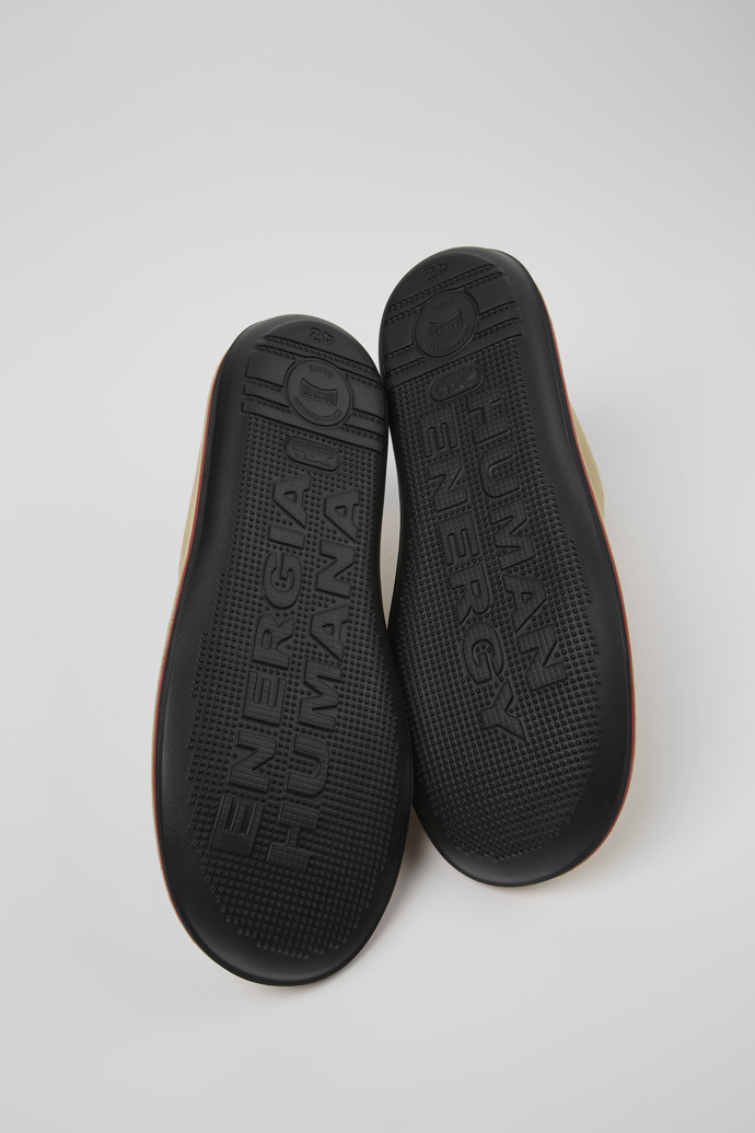 Camper Beetle - Zapato de piel beige para hombre