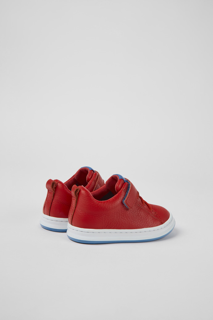 Camper Runner - Zapatillas infantiles rojas de piel.
