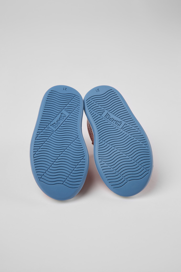 Camper Runner - Zapatillas infantiles rojas de piel.