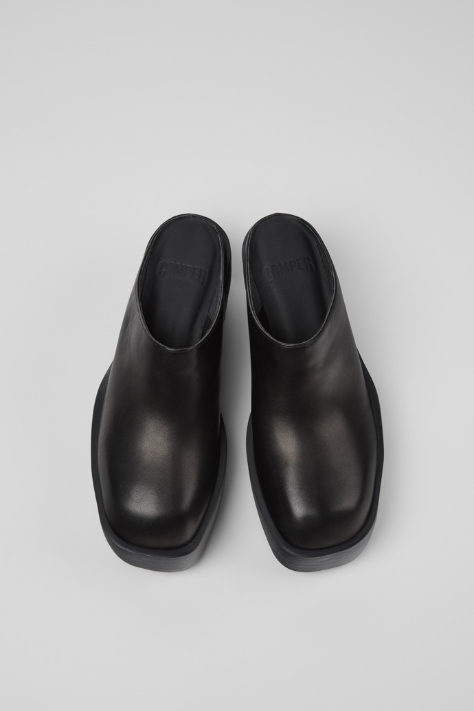 Camper Billie - Sandalias negras de piel para mujer