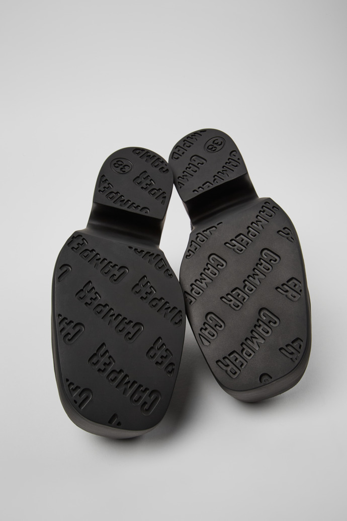 Camper Billie - Sandalias negras de piel para mujer