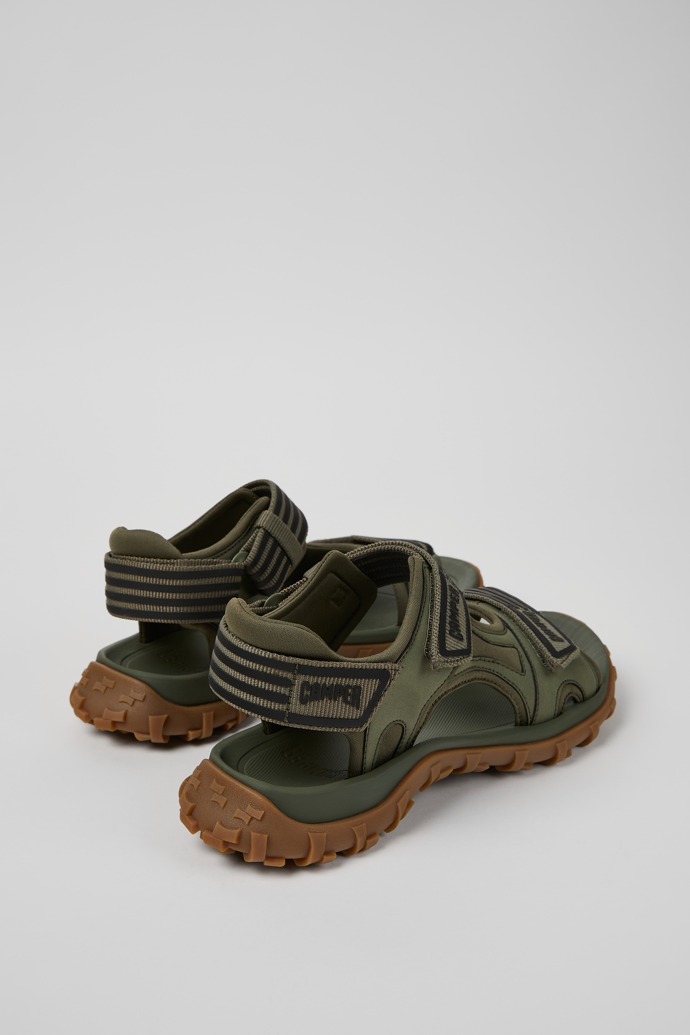 Camper Drift Trail Sandal - Sandalias verdes de piel para mujer