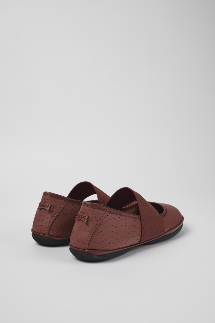 Camper Right - Zapatos Mary Jane de piel rojos para mujer