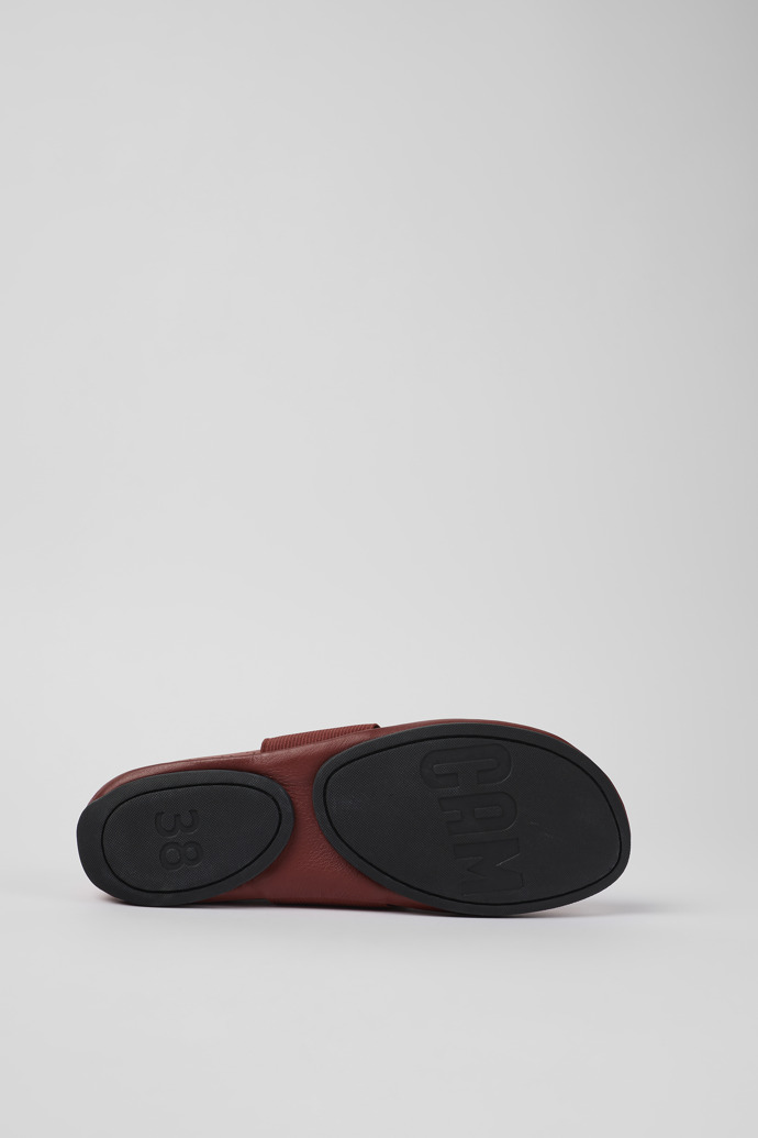 Camper Right - Zapatos Mary Jane de piel rojos para mujer