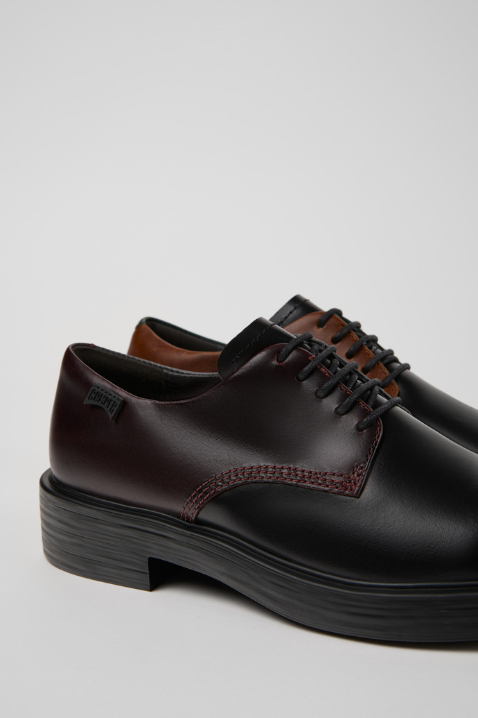 Camper Twins - Zapatos de piel multicolor para mujer.