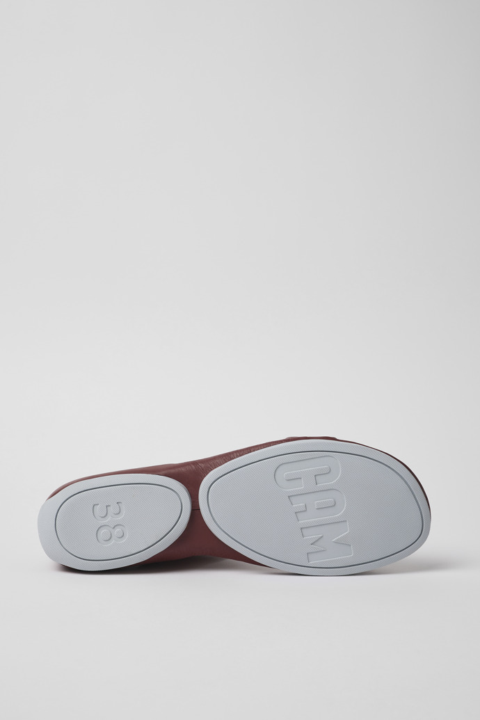 Camper Right - Sandalias rojas de piel para mujer.