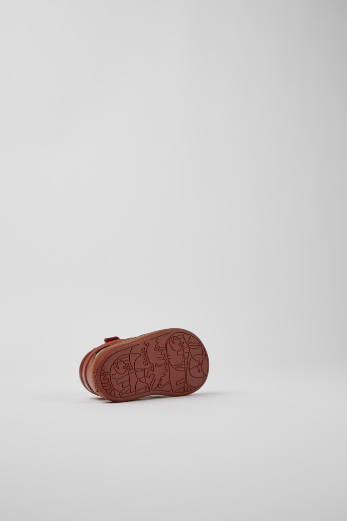 Camper Bicho - Sandalia infantil de piel roja