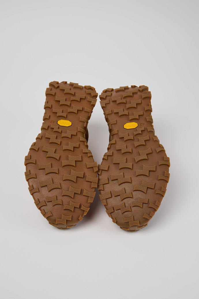 Camper Drift Trail - Zapatilla marrón para hombre de textil y piel nobuk.