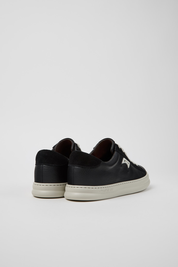 Camper Runner - Zapatillas negras para hombre de piel y nobuk.