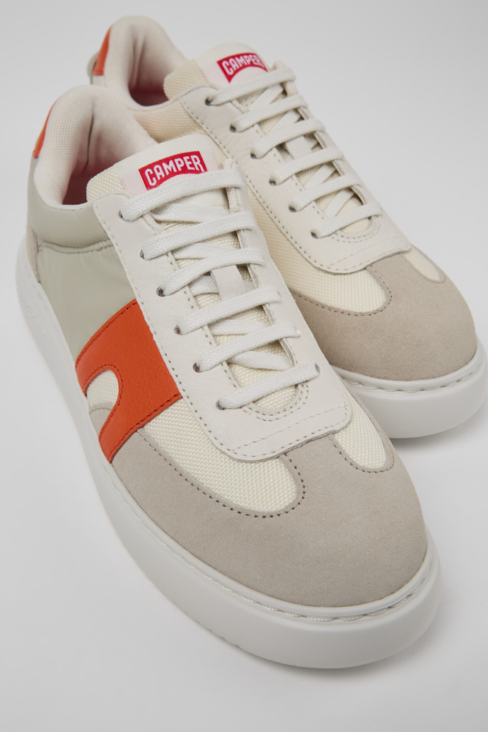 Camper Runner K21 - Zapatillas multicolor para mujer de piel nobuk y textil.
