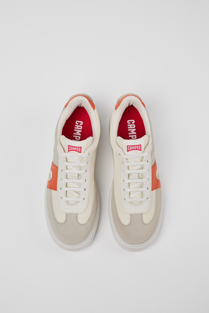 Camper Runner K21 - Zapatillas multicolor para mujer de piel nobuk y textil.