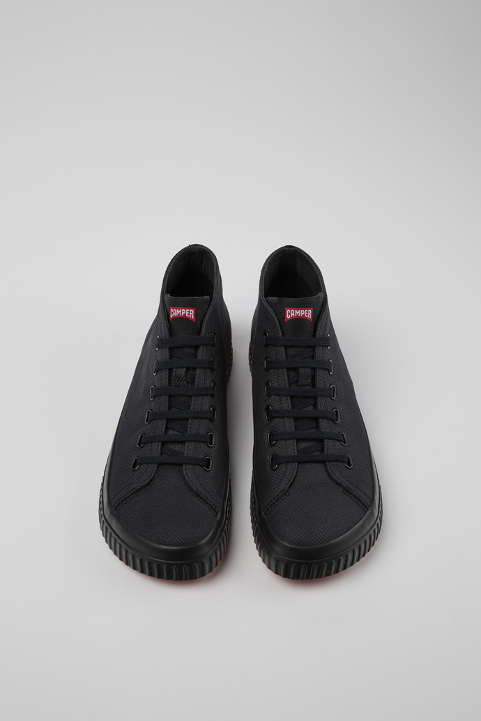 Camper Peu Roda - Zapatillas negras para mujer de algodón reciclado