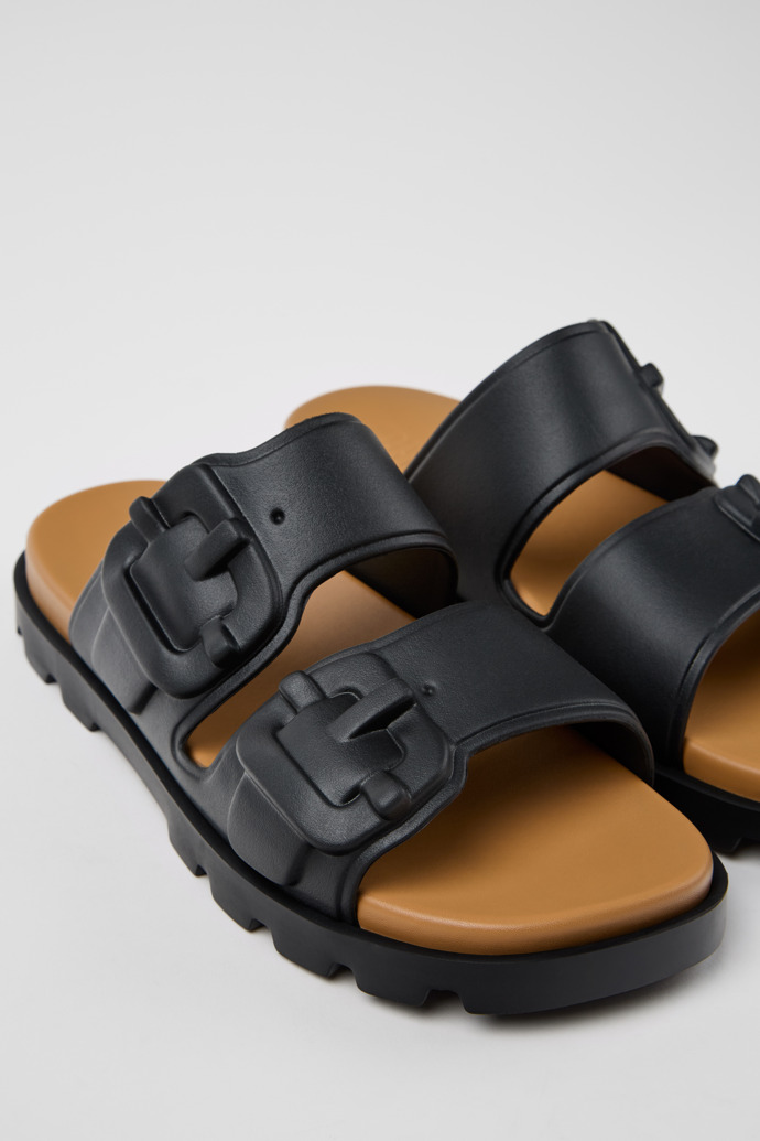 Camper Brutus Sandal - Sandalias negras sintéticas para hombre.