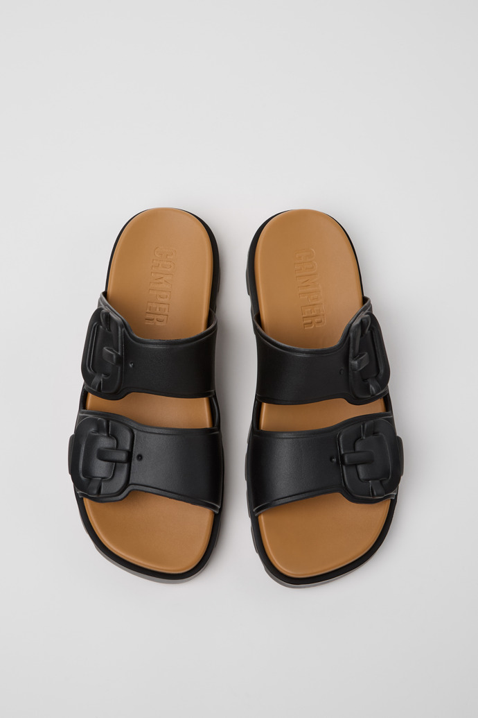 Camper Brutus Sandal - Sandalias negras sintéticas para hombre.