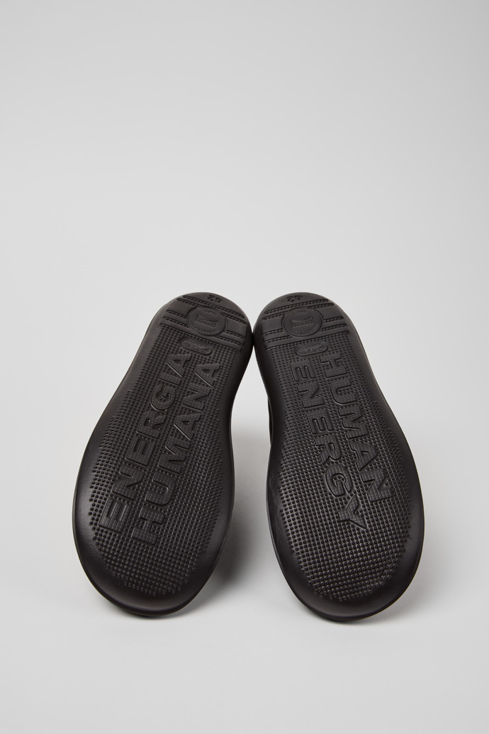 Camper Beetle - Botines negros para hombre de textil y piel nobuk.