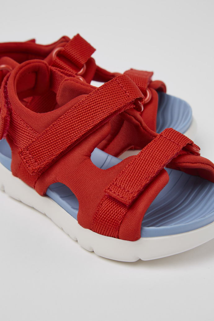 Camper Oruga - Sandalias de tela en rojo