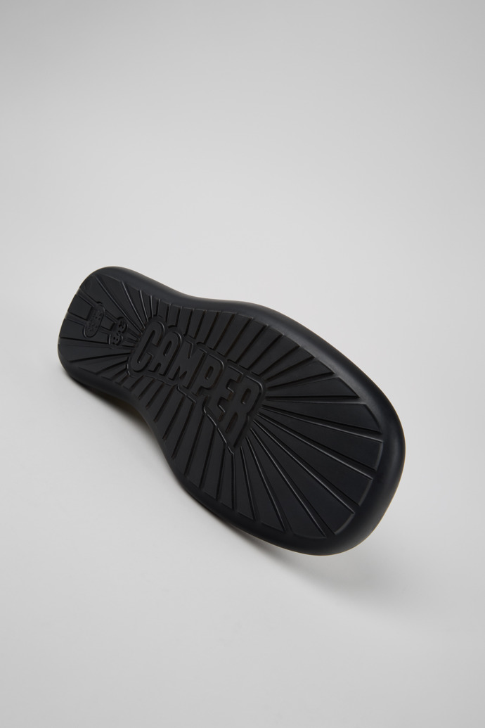 Camper Onda - Bailarinas grises de piel para mujer.