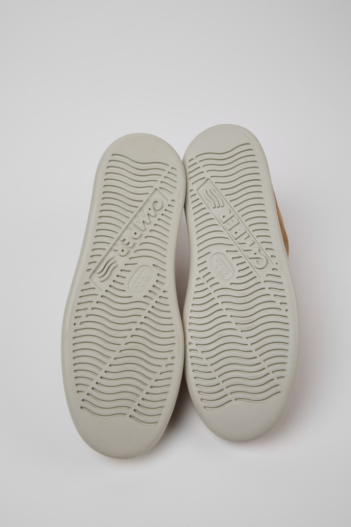 Camper Runner - Zapatillas marrones para hombre de piel nobuk.