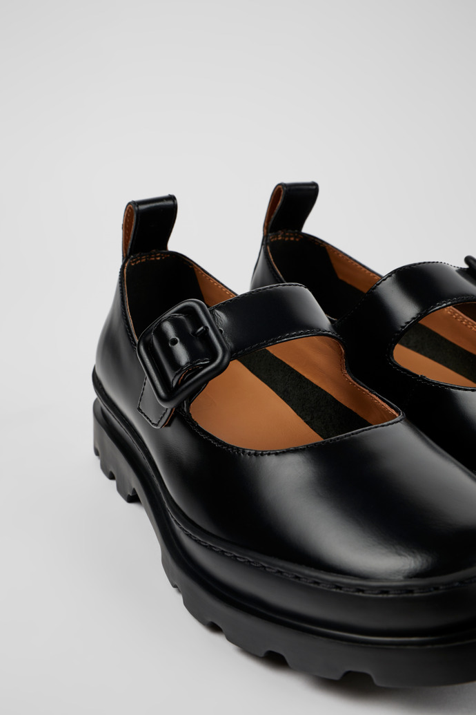 Camper Brutus - Zapatos Mary Jane de piel negra