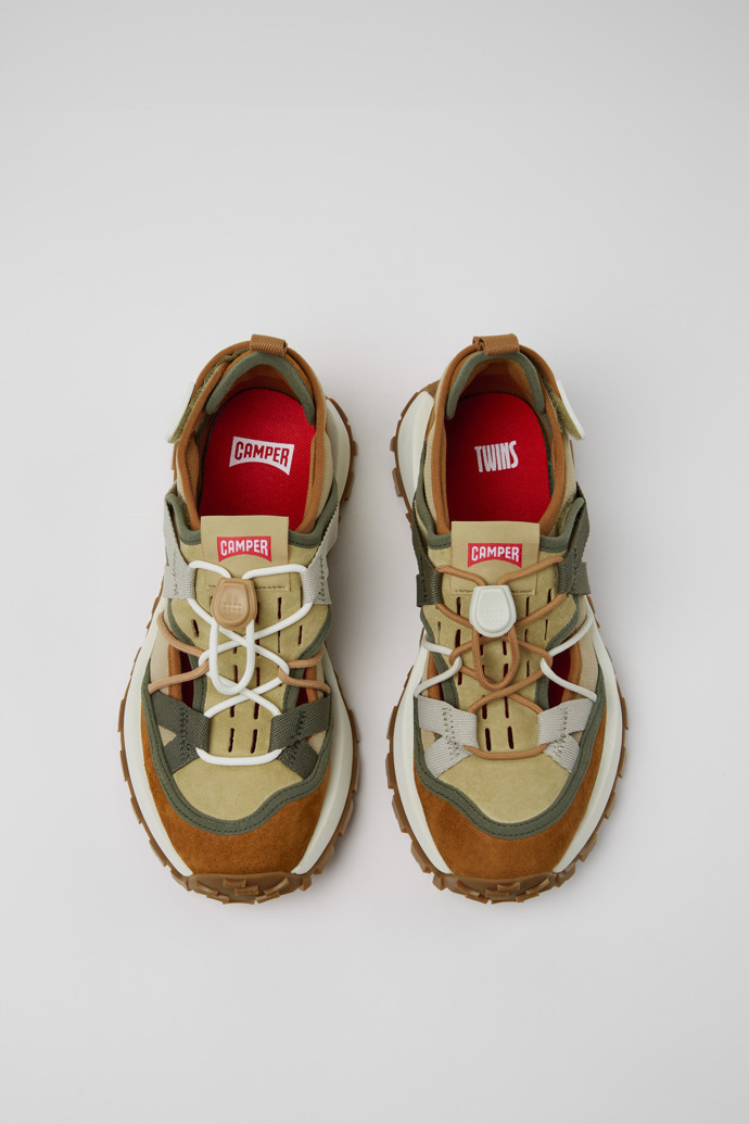 Camper Twins - Zapatillas multicolor para mujer de PET reciclado y nobuk.