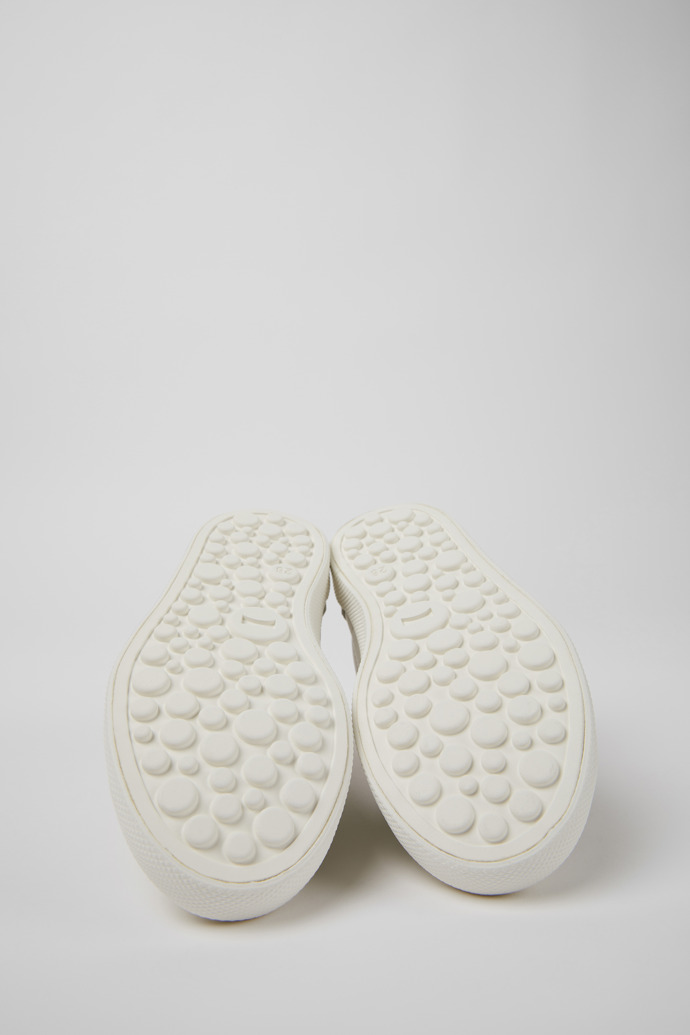 Camper Pursuit - Zapatos de piel blancos para niños