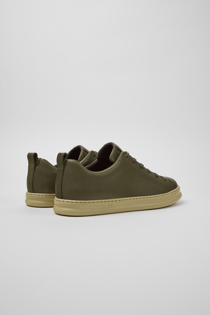 Camper Runner - Zapatillas verdes de piel para hombre.