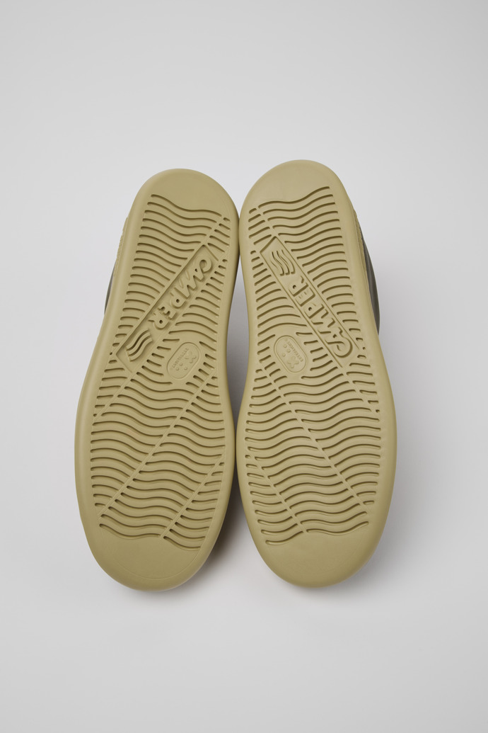 Camper Runner - Zapatillas verdes de piel para hombre.