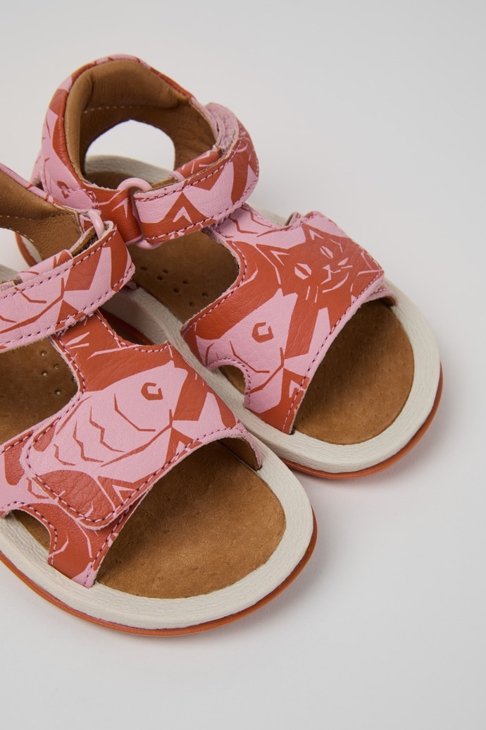 Camper Twins - Sandalias de piel multicolor para niños.